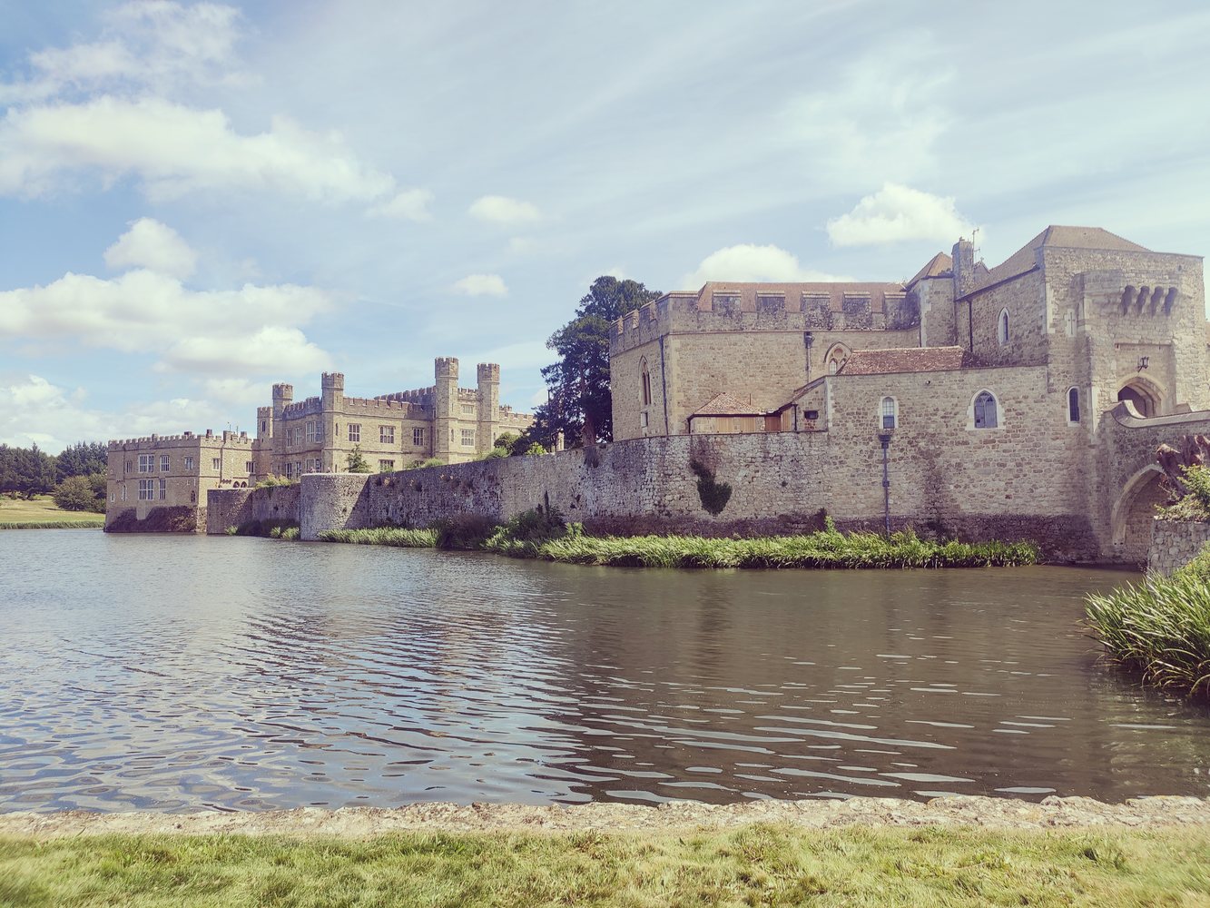 Leeds Castle beside the water